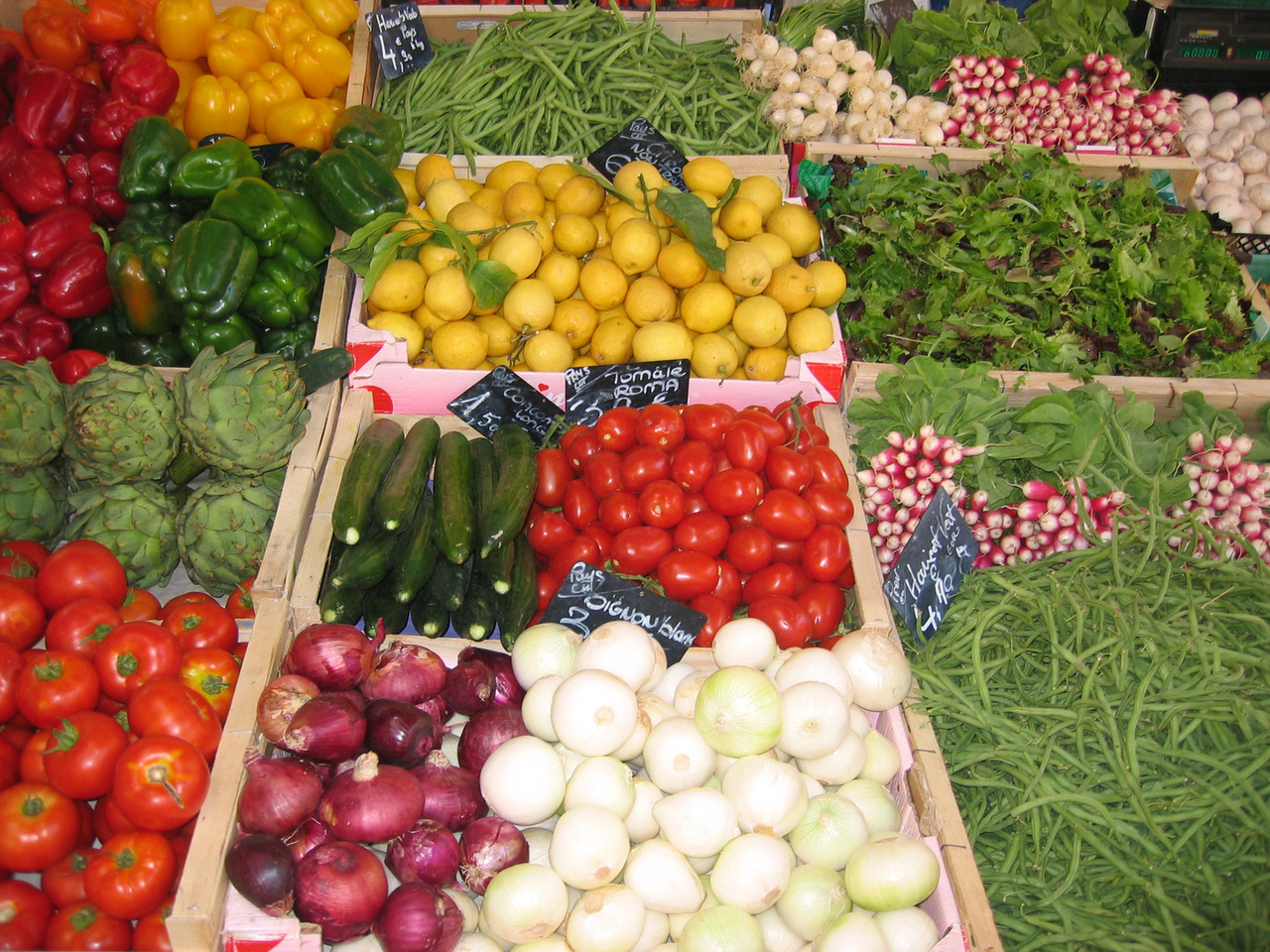 Greengrocer shelf