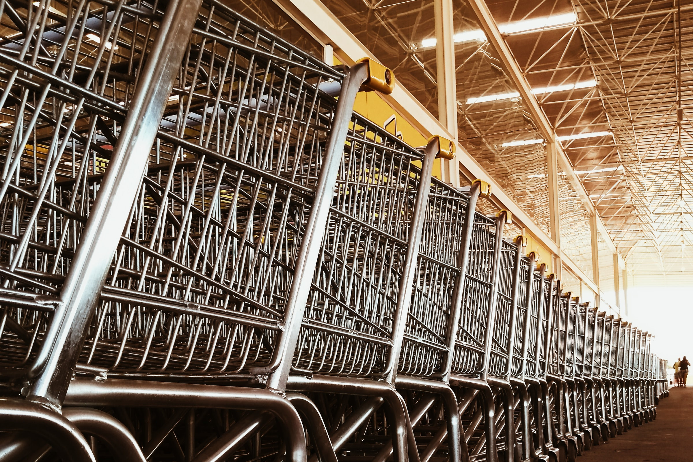 Supermarket trolleys